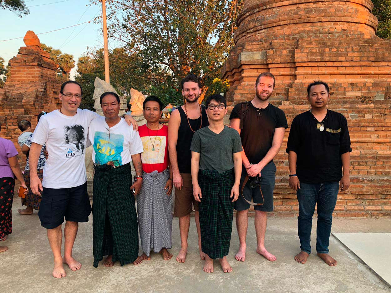 Group Photo in Myanmar
